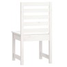 Chaises de jardin lot de 2 blanc 50x48x91,5 cm bois massif pin 548409548409