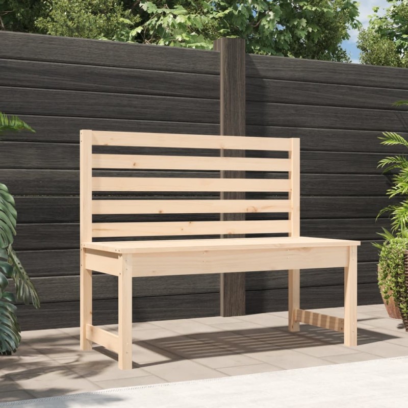 Banc de jardin 109 cm bois massif de pin 548410548410