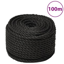 Corde de travail Noir 24 mm 100 m polypropylène 548416548416