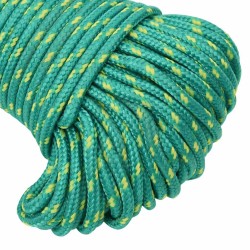 Corde de bateau Vert 4 mm 500 m Polypropylène 548419548419