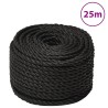 Corde de travail Noir 20 mm 25 m polypropylène 548441548441