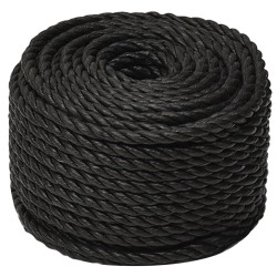 Corde de travail Noir 20 mm 25 m polypropylène 548441548441