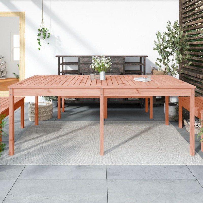 Table de jardin 203,5x100x76 cm bois massif de douglas 548445548445