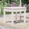Banc de jardin blanc 50x44x45 cm bois massif de pin 548448548448