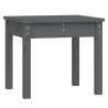Banc de jardin gris 50x44x45 cm bois massif de pin 548449548449