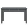 Banc de jardin gris 80x44x45 cm bois massif de pin 548454548454