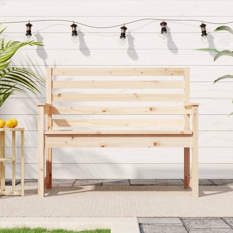 Banc de jardin 109x48x91,5 cm bois massif de pin 548473548473