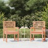Chaises de jardin lot de 2 60x48x91 cm bois massif de douglas 548477548477