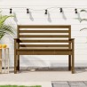 Banc de jardin marron miel 109x48x91,5 cm bois de pin massif 548480548480