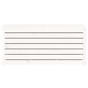 Boîte de jardin blanc 101x50,5x46,5 cm bois massif de pin 548492548492