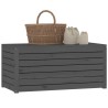Boîte de jardin gris 101x50,5x46,5 cm bois massif de pin 548494548494
