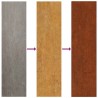 Décoration murale jardin 105x55 cm acier corten design bambou 548502548502