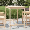 Table de jardin 121x82,5x110 cm bois massif de pin 548504548504
