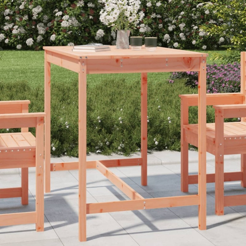 Table de jardin 121x82,5x110 cm bois massif de douglas 548509548509