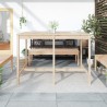 Table de jardin 159,5x82,5x110 cm bois massif de pin 548510548510