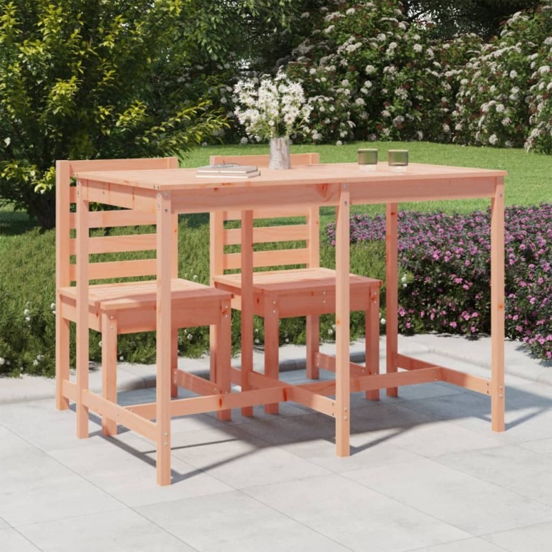 Table de jardin 159,5x82,5x110 cm bois massif de douglas 548515548515