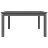 Table de jardin gris 82,5x50,5x45 cm bois massif de pin 548518548518