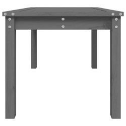 Table de jardin gris 82,5x50,5x45 cm bois massif de pin 548518548518