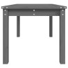 Table de jardin gris 82,5x50,5x45 cm bois massif de pin 548518548518