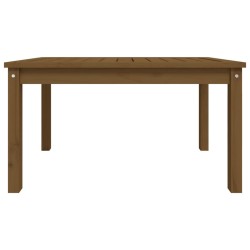 Table de jardin marron miel 82,5x50,5x45 cm bois massif de pin 548519548519