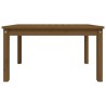 Table de jardin marron miel 82,5x50,5x45 cm bois massif de pin 548519548519