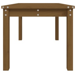 Table de jardin marron miel 82,5x50,5x45 cm bois massif de pin 548519548519