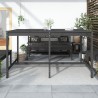 Table de jardin gris 203,5x90x110 cm bois massif de pin 548526548526