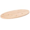 Plateau de table 80x40x2,5 cm Bois massif Pin Ovale 548533548533