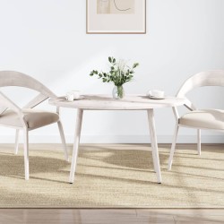 Dessus de table blanc 100x50x2,5 cm bois de pin massif ovale 548538548538