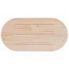 Plateau de table 110x55x2,5 cm Bois massif Pin Ovale 548545548545