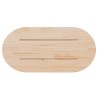 Plateau de table 90x45x2,5 cm Bois massif Pin Ovale 548546548546