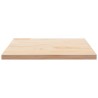 Plateau de table carré en bois de pin massif 70 x 70 x 2,5 cm 548551548551