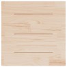 Plateau de table carré en bois de pin massif 70 x 70 x 2,5 cm 548551548551