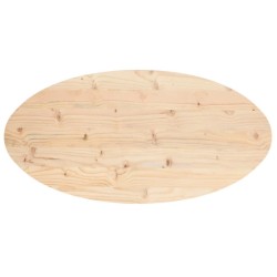 Dessus de table 110x55x2,5 cm bois de pin massif ovale 548559548559