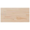 Dessus de table 80x40x2,5 cm bois de pin massif rectangulaire 548560548560