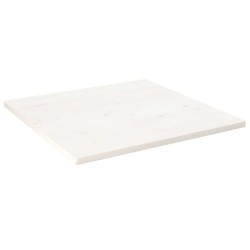 Dessus de table blanc 90x90x2,5 cm bois de pin massif 548572548572