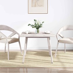 Dessus de table blanc 90x90x2,5 cm bois de pin massif 548572548572
