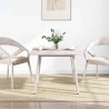 Dessus de table blanc 70x70x2,5 cm bois de pin massif 548573548573