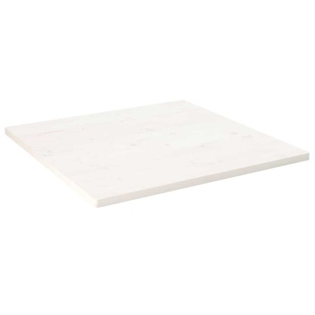 Dessus de table blanc 80x80x2,5 cm bois de pin massif 548585548585
