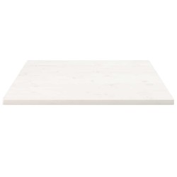 Dessus de table blanc 80x80x2,5 cm bois de pin massif 548585548585
