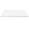 Dessus de table blanc 80x80x2,5 cm bois de pin massif 548585548585