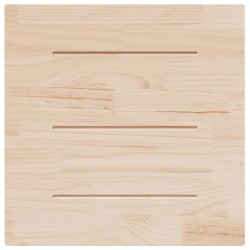 Dessus de table blanc 80x80x2,5 cm bois de pin massif 548585548585