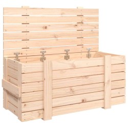 Boîte de rangement 91x40,5x42 cm Bois massif de pin 548586548586
