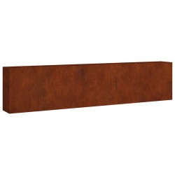 Lit surélevé de jardin 360x40x80 cm acier corten 548588548588