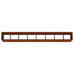 Lit surélevé de jardin 360x40x80 cm acier corten 548588548588