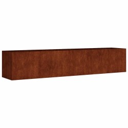 Lit surélevé de jardin 200x40x40 cm acier corten 548590548590