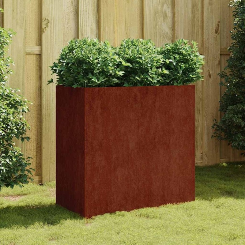 Jardinière 80x40x80 cm acier corten 548591548591
