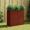 Jardinière 80x40x80 cm acier corten 548591548591
