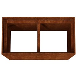 Jardinière 80x40x80 cm acier corten 548591548591