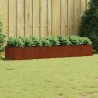 Lit surélevé de jardin 280x80x40 cm acier corten 548593548593